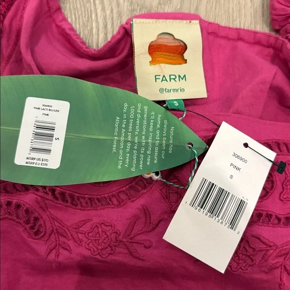 NWT Farm Rio Lace Blouse - Picture 5 of 5